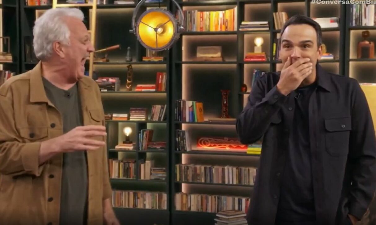 Tadeu e Bial BBB