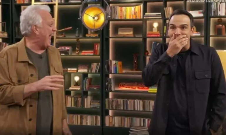 Tadeu e Bial BBB
