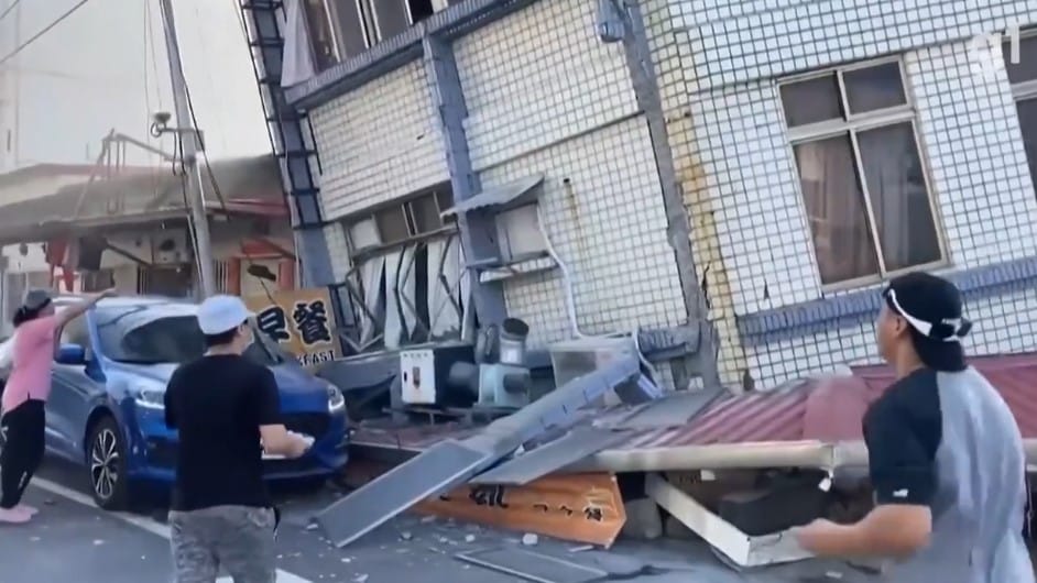 Terremoto de magnitude 7,7 causa devastação em Taiwan: nove mortos e mais de 800 feridos