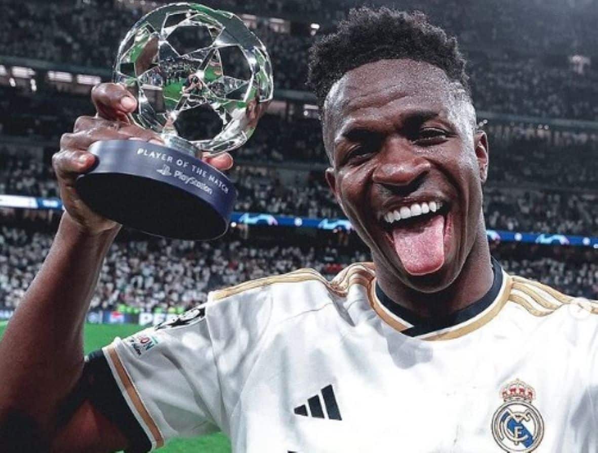 Vinícius Júnior é Eleito o Melhor Jogador da Liga dos Campeões pela UEFA