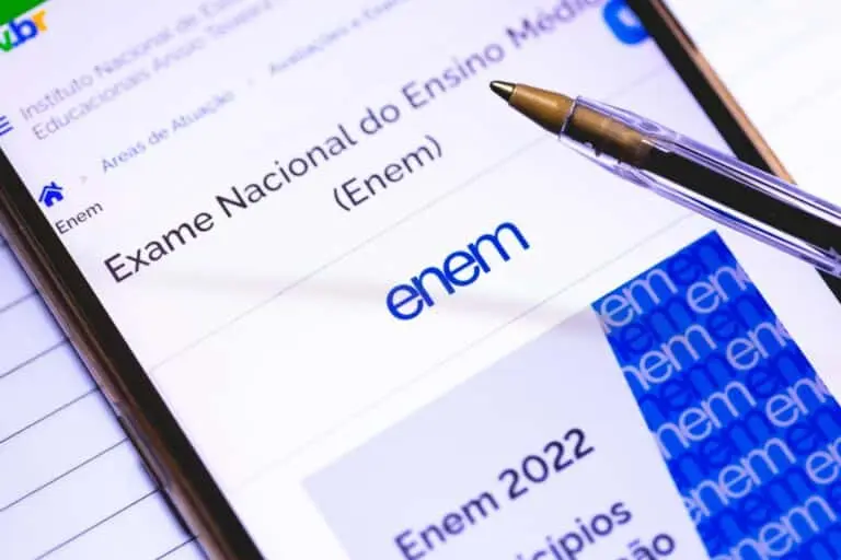 Enem Exame alunos provas