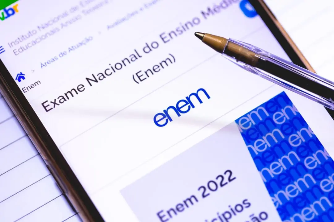 Enem Exame alunos provas