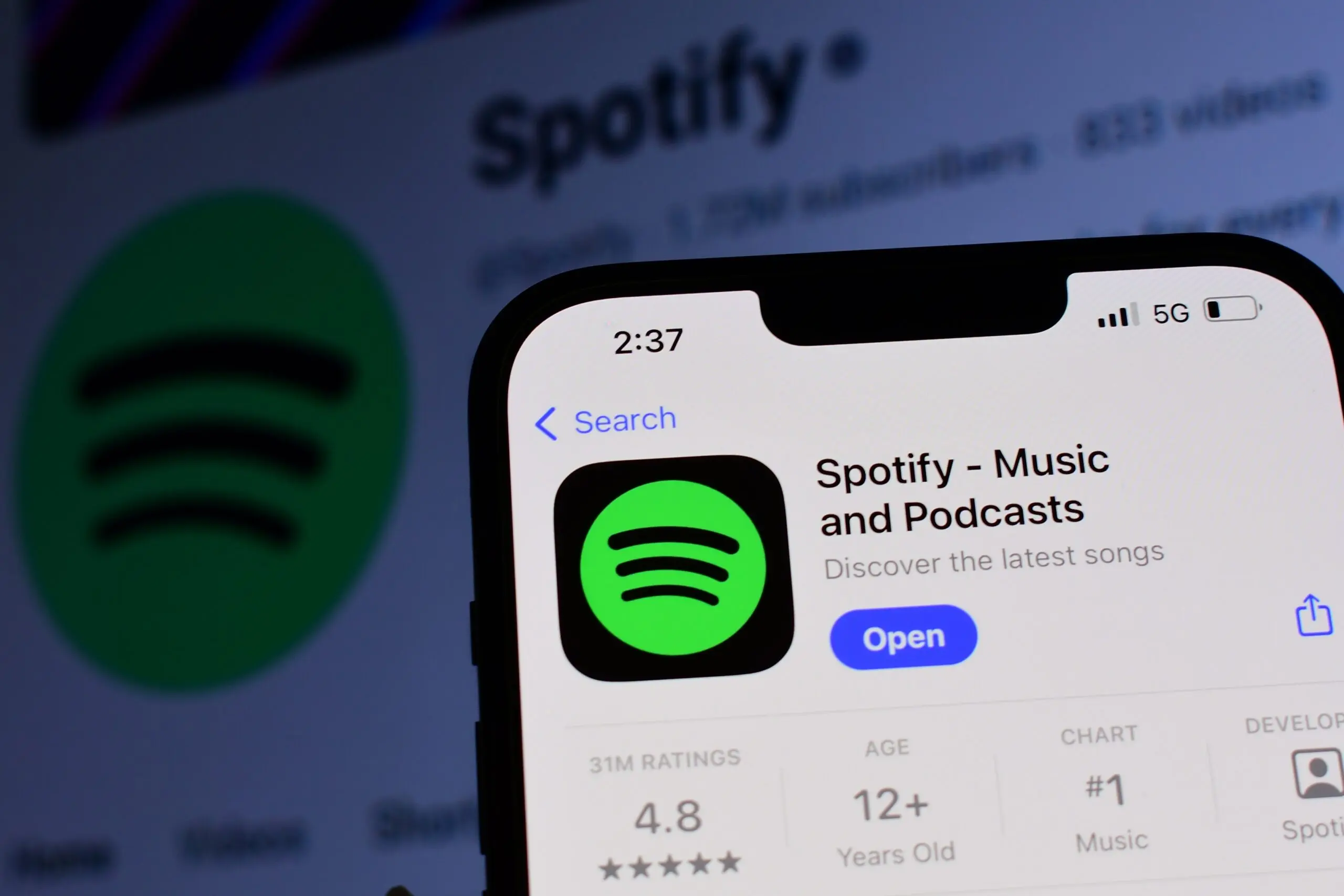 spotify aplicativo musica tocadas