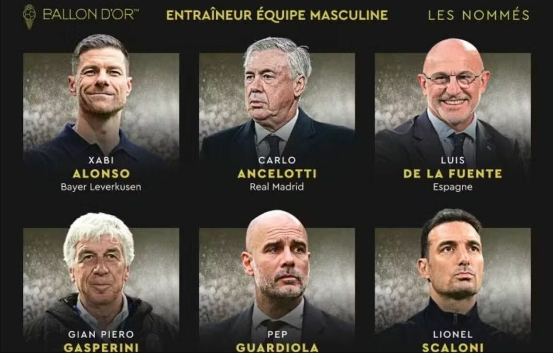 BOLA DE OURO MELHORES TECNICOS