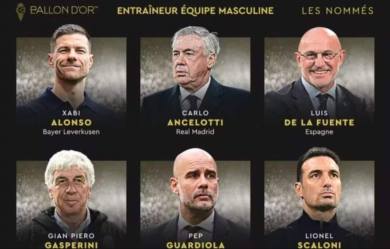BOLA DE OURO MELHORES TECNICOS