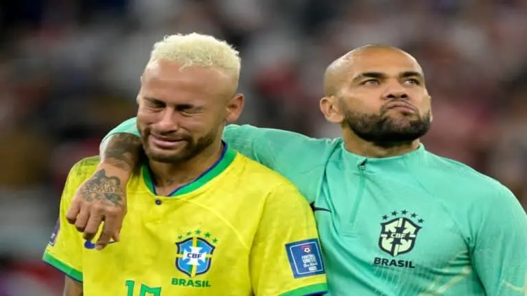 Daniel alves e Neymar