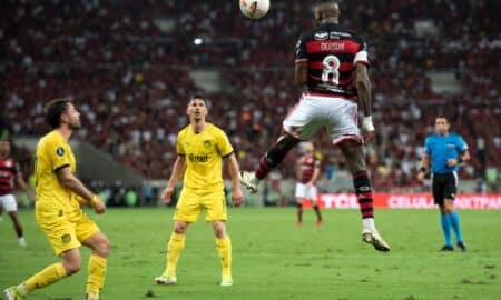 Flamengo x Peñarol Gerson