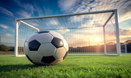 Futebol joga rolando
