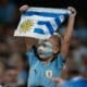 Uruguai torcedor jogo futebol
