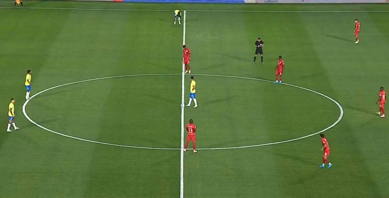 Brasil e Equador empatam sem gols nos primeiros minutos no Couto Pereira