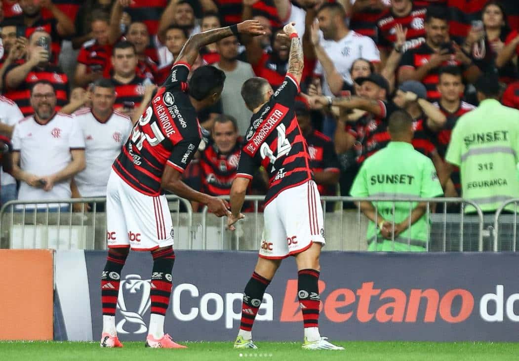 bruno henrique e de arrascaeta