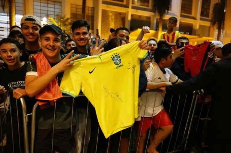 camisa seleção e fas