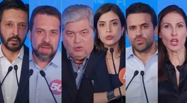 candidatos e porrada