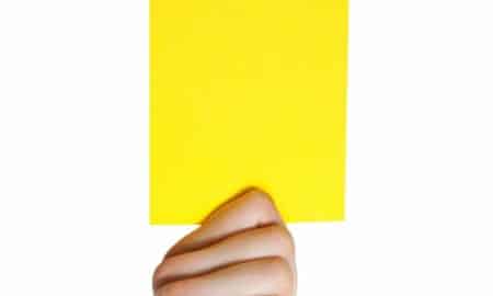 cartao amarelo futebol