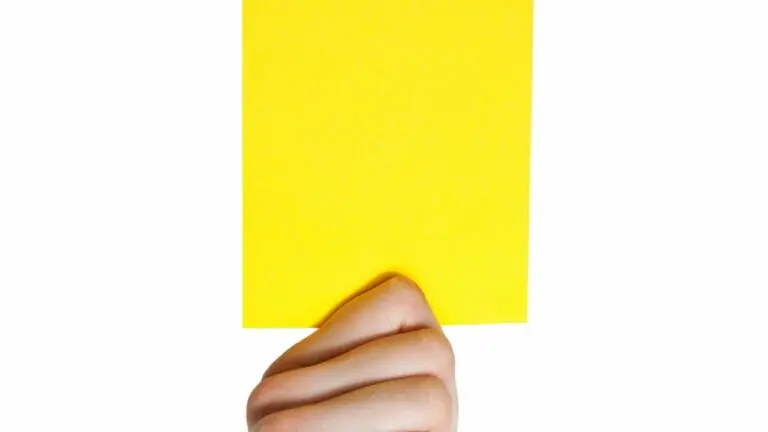 cartao amarelo futebol