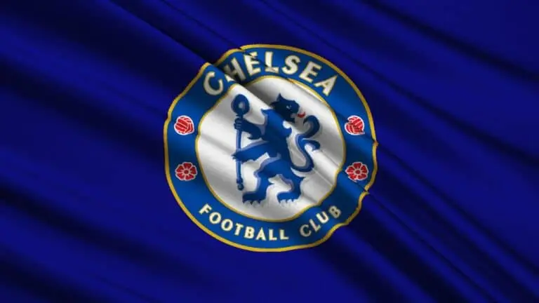 chelsea futebol jogo bandeira