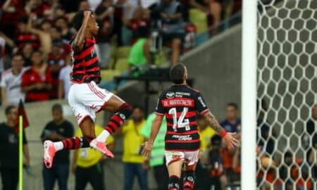 comemoracao gol flamengo