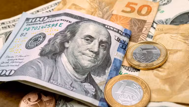 dolar real dinheiro contrato negociacao
