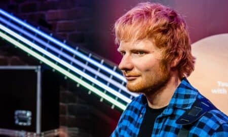 Ed Sheeran London,,England,,Uk,-,January,2,,2020:,Waxwork,Statues,Of