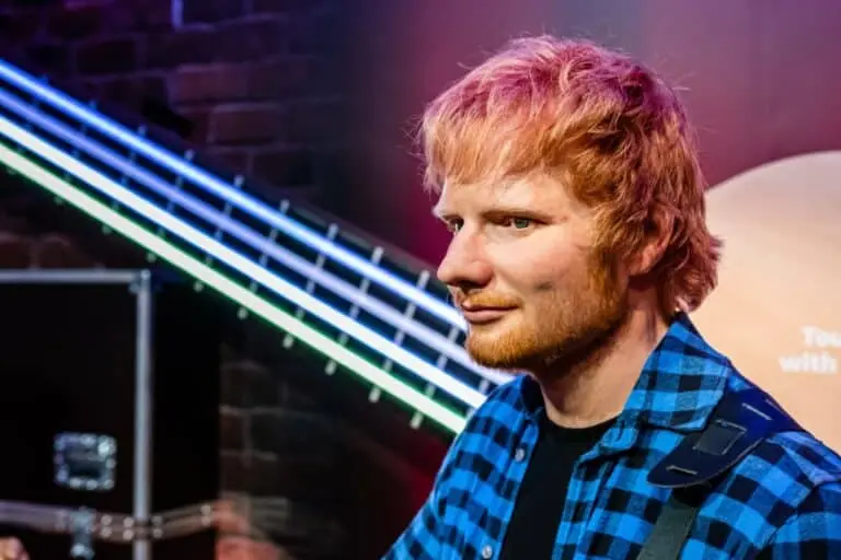 Ed Sheeran London,,England,,Uk,-,January,2,,2020:,Waxwork,Statues,Of
