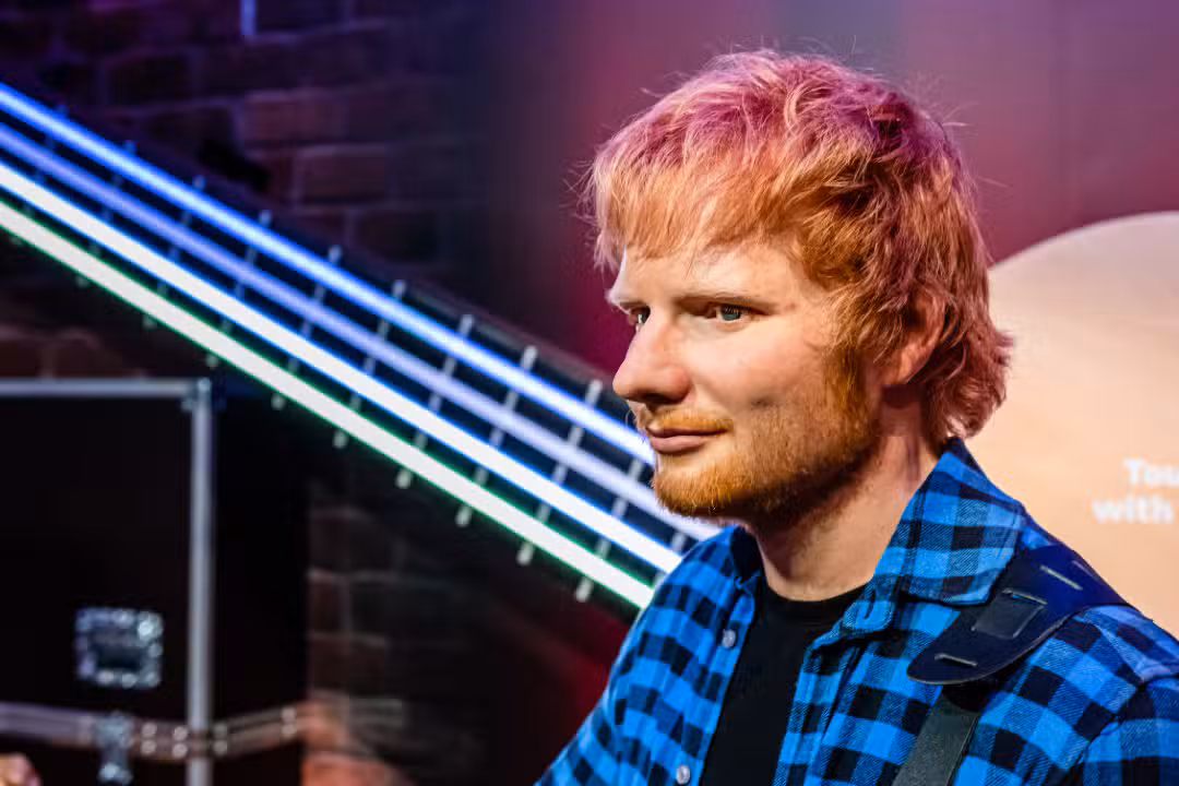 Ed Sheeran London,,England,,Uk,-,January,2,,2020:,Waxwork,Statues,Of