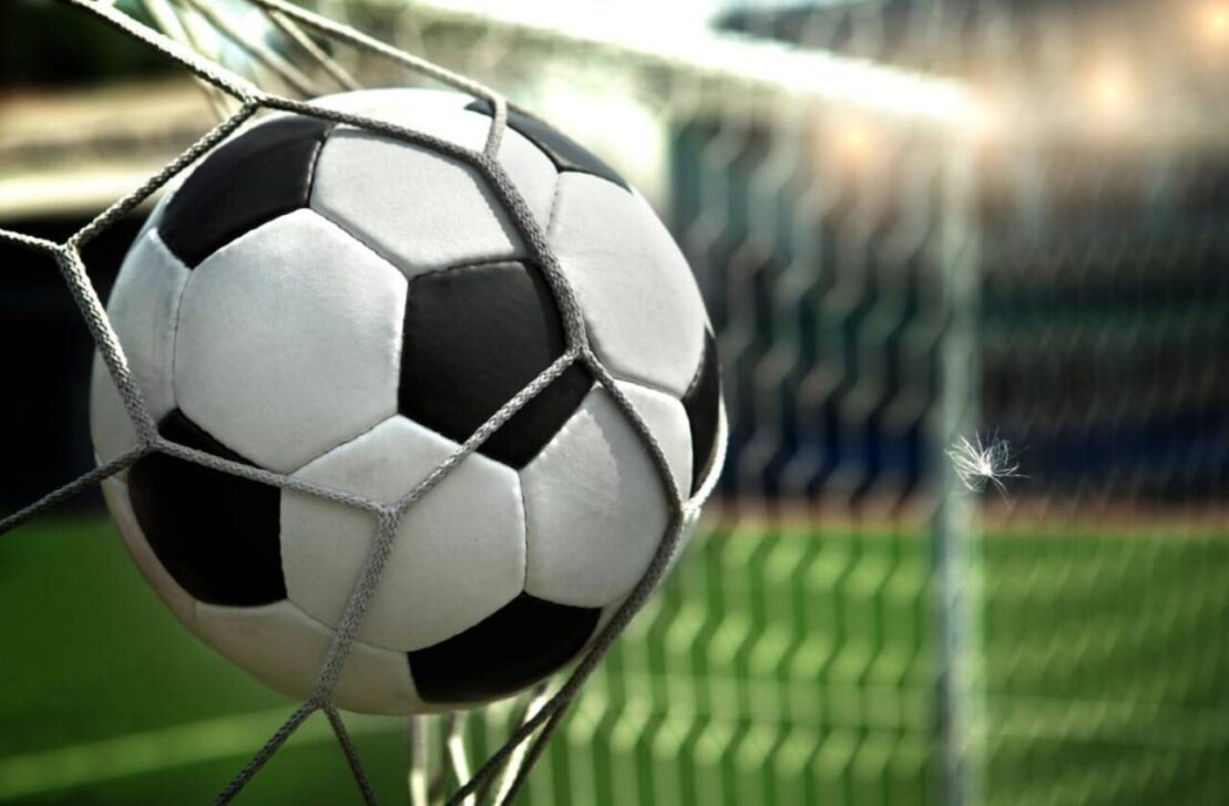 gol futebol bola na rede