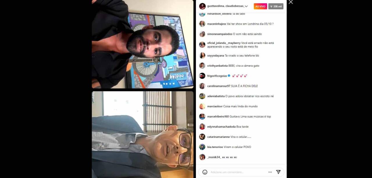 live gusttavo lima: Foto: Instagram