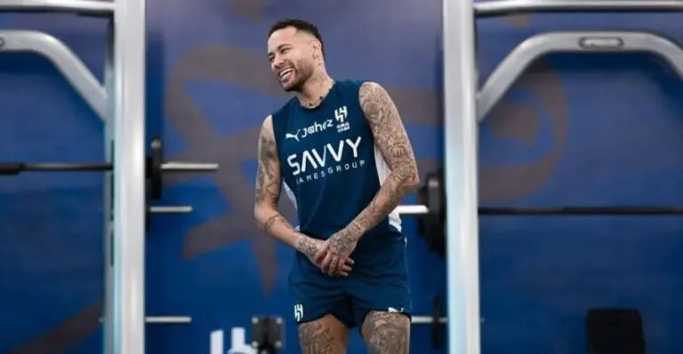 neymar sorriso