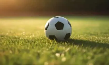 partida de futebol bola