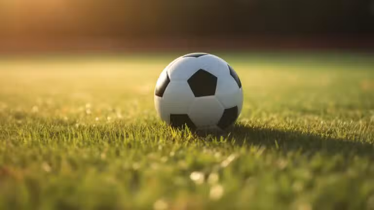 partida de futebol bola
