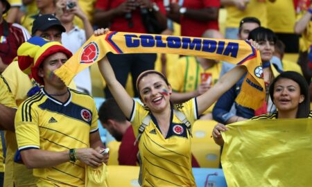 torcedora colombia futebol