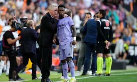 Ancelotti Vini Jr Real Madrid