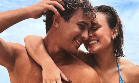 André Luiz Frambach e Larisa Manoela