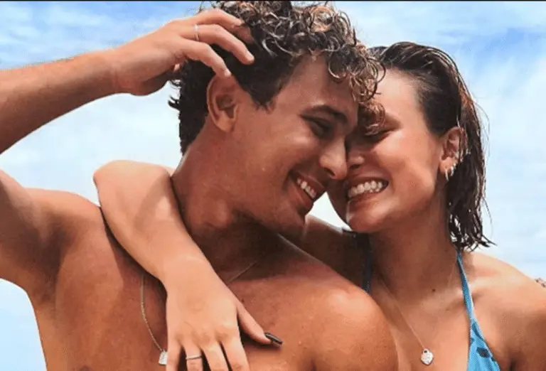 André Luiz Frambach e Larisa Manoela