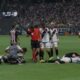 Atletico x Vasco Choque de cabeça