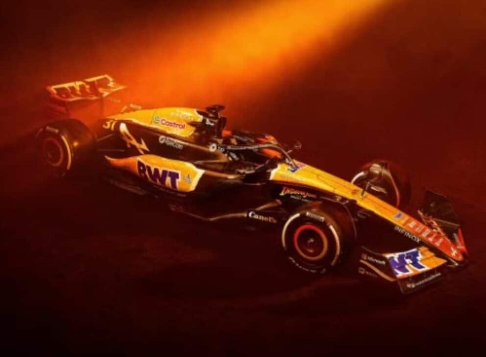 Carro da Alpine para o GP dos EUA da F1 em 2024