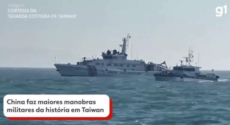 China próximos a Taiwan ...