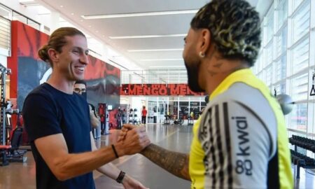 Filipe Luis Gabigol Flamengo