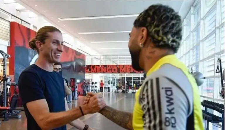 Filipe Luis e Gabigol
