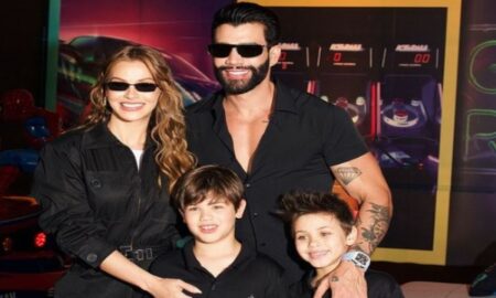 Gusttavo Lima, esposa e filhos