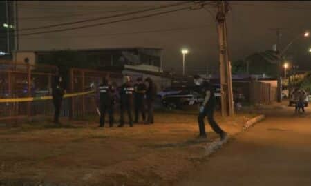 Local onde mulher de 31 anos foi perseguida e morta a tiros em Taguatinga.