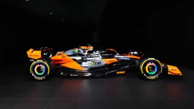 Carro da McLaren para o GP dos EUA da F1 em 2024