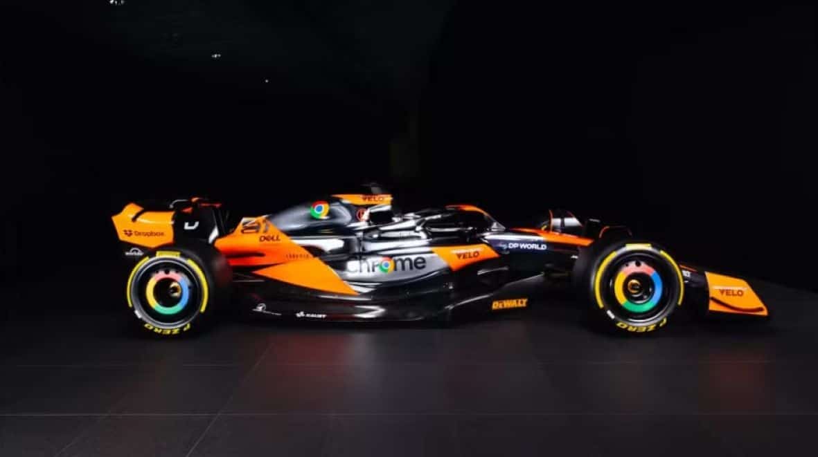 Carro da McLaren para o GP dos EUA da F1 em 2024