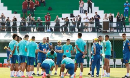 Seleção Brasileira treino