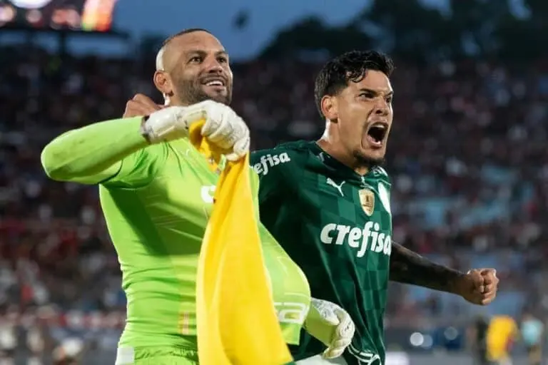 Weverton e Gustavo Gomes Palmeiras