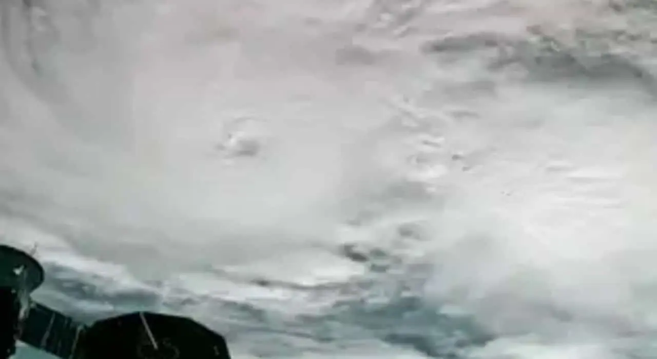 Furacão visto do espaço