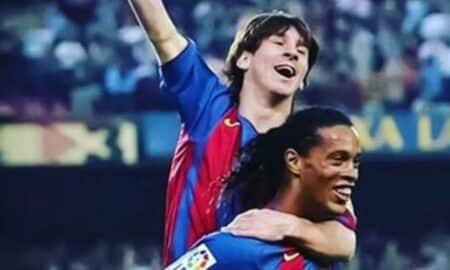 messi e ronaldinho