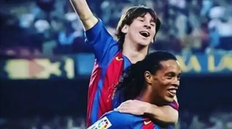 messi e ronaldinho