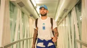Campo encharcado e gol de Otamendi complicam início para a Venezuela contra a Argentina de Messi