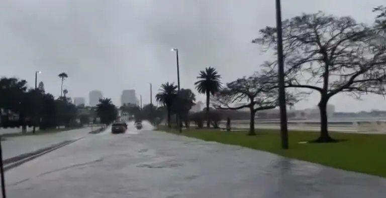 tampa EUA alagada neste momento - Foto: Arquivo Pessoal